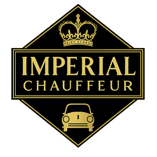 elegant logo for imerial chauffeur with emblem style (1)